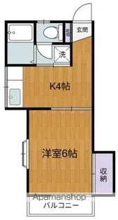グレース花小金井【1階】の間取り