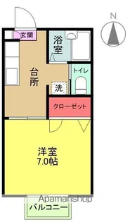 ファーストステージ【203号室】の間取り