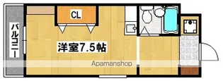 ロイヤルハイツ五番館【201*号室】の間取り