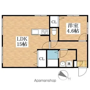 エクシブⅢ【2階】の間取り