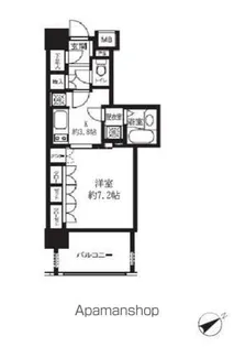 ライオンズシティ白金高輪【6階】の間取り