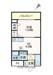 ノイシュロス−K【5階】の間取り