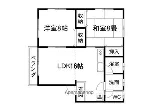 プレジデントおおい【1102号室】の間取り