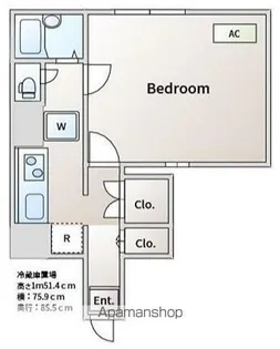 サニーコートS【1階】の間取り