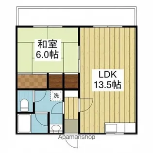 メゾン栗林【2階】の間取り