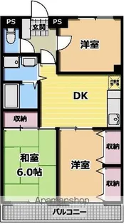 アーク中里【3階】の間取り