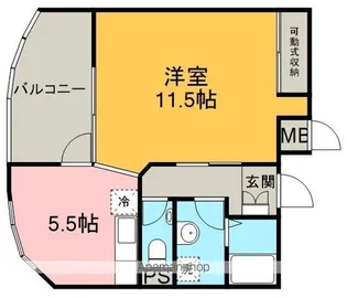 ローズコート千代田【2階】の間取り