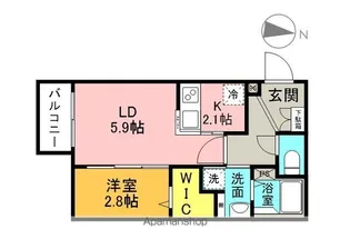 月光江波東零番館【2階】の間取り