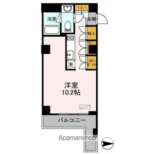 カスタリア目黒鷹番【2階】の間取り