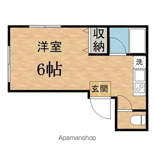 パプリカ【203号室】の間取り