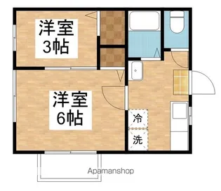 パルティール【1階】の間取り