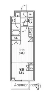 LIME RESIDENCE SHINAGAWA EAST【3階】の間取り