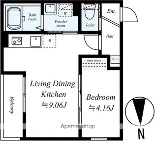 GRADUS八千代中央Ⅲ【2階】の間取り