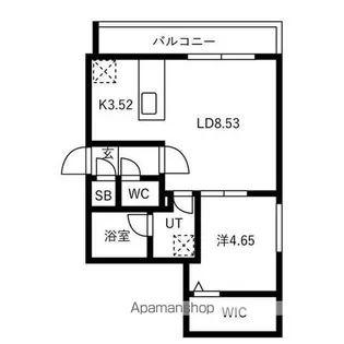 EFFECT麻生【4階】の間取り