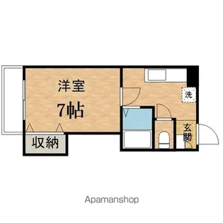 キャンベラ24【3階】の間取り