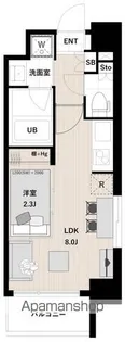 アーバンパーク清澄白河【4階】の間取り