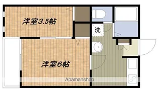 グラントム新和Ⅲ【2階】の間取り