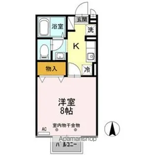 COURT EAST(コートイースト)【2階】の間取り