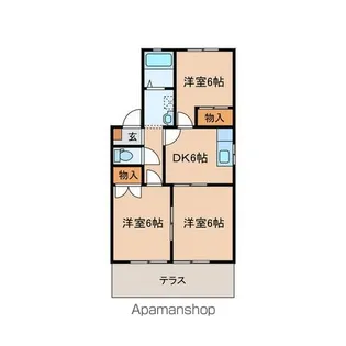 フォレストK【1階】の間取り