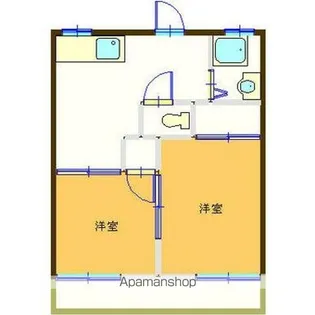 ガルダⅠ【202号室】の間取り