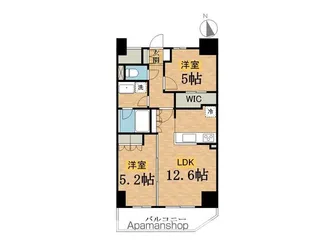 プランタンSAKURA【1202号室】の間取り