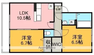 グランシャリオ Ⅲ【2階】の間取り