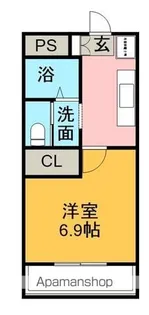 スクエア【203号室】の間取り