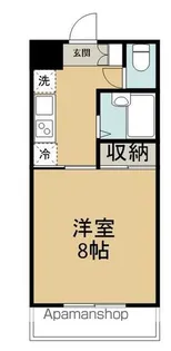 サンライフ有楽【8階】の間取り