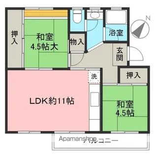 埼玉県入間市黒須1丁目【マンション】の間取り