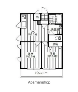 ダイヤモンドクレスト南柏【3階】の間取り