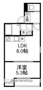GRADUS八千代台Ⅳ【2階】の間取り