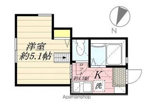 G・Aヒルズ東白楽【1階】の間取り