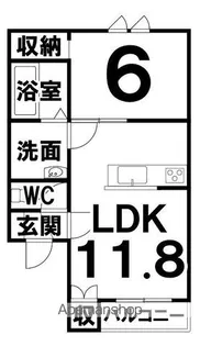 DOLCE VEDEN(ドルチェヴェデン)【1階】の間取り