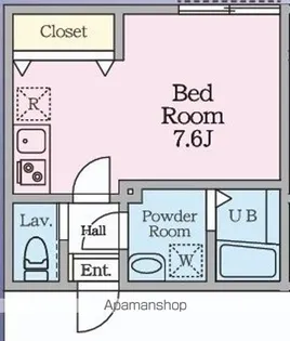 エキニア検見川【1階】の間取り