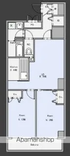 ウィスタ西横濱【6階】の間取り