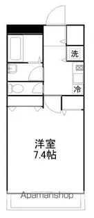 STUDIOーFLAT SHIBAYAMA【2階】の間取り