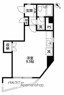 コーラルハイム山田町【4階】の間取り