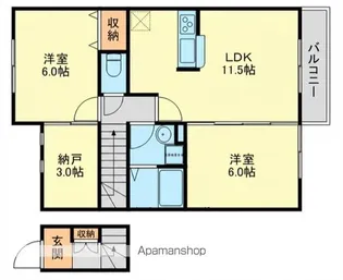 ファイン・レジデンス【2階】の間取り
