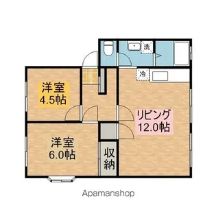 B’CASA鹿島神宮RE−BORN【1階】の間取り