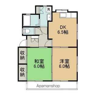 コーポ西浦【201号室】の間取り