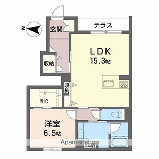 エターナルⅡ【102号室】の間取り