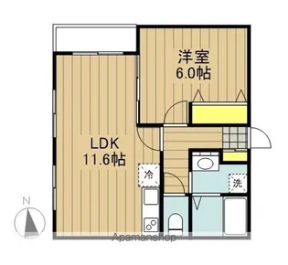 シエルクレール【2階】の間取り