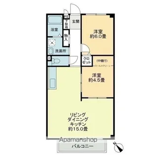 フォブール金山【1階】の間取り