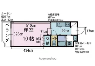 セサミなべたⅠ【103号室】の間取り