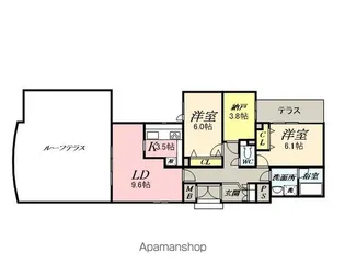朝日プラザ広瀬の杜Ⅲロイヤルクレスト【304号室】の間取り