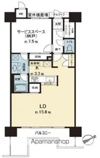 ミオカステーロ横浜関内【3階】の間取り