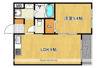 (仮称)橋野マンションⅡ【1階】の間取り
