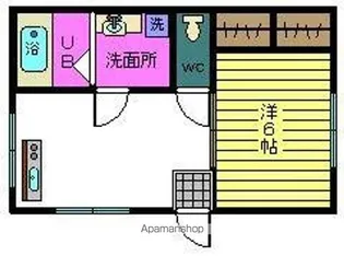 コーポ大樹【202号室】の間取り