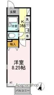 キャッスルハウス【1階】の間取り