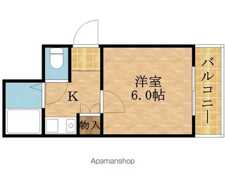 サンティール太子橋駅前【8階】の間取り